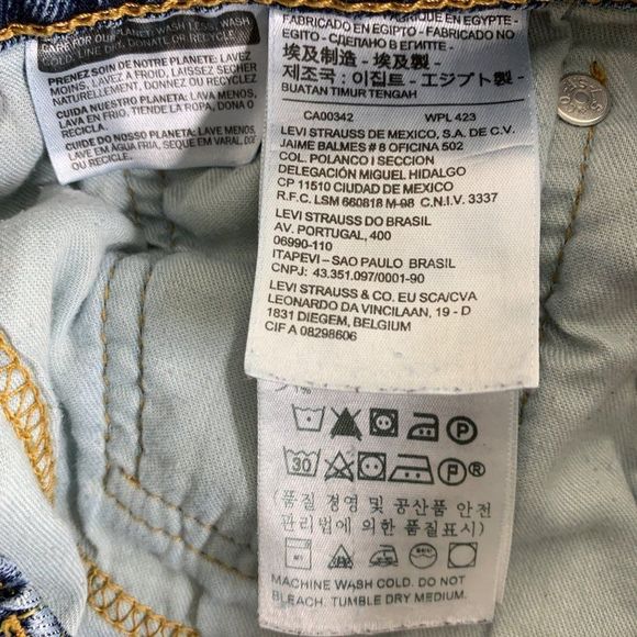 Mens Levis Premium 512 Jeans 31 x 29 Slim Taper - Picture 8 of 8